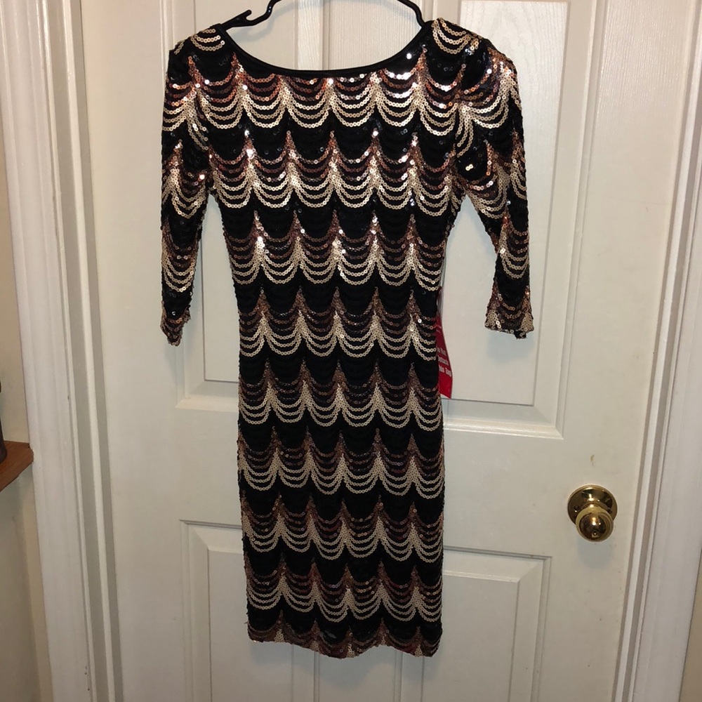 A sparkly sequin dress